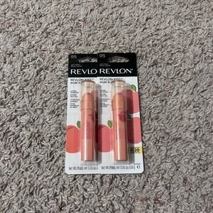 New Lot of 2 Revlon Kiss Balm 015 Juicy Peach *Read*